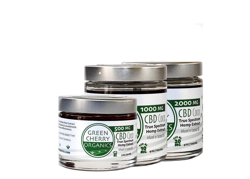 CBD Infused Coconut Oil – Green Cherry Organics